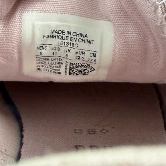 Converse Star Olayer OX Pale Pink Suede Low-Top Sneakers - Picture 9 of 9